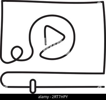 Schaltfläche Vektoraufzeichnung. Videolektion. Vektorillustration für die Wiedergabe oder Pause-Taste auf weißem Hintergrund. Stock Vektor