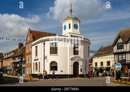 Barclays Bank, Shakespeare Memorial Fountain Stockfoto