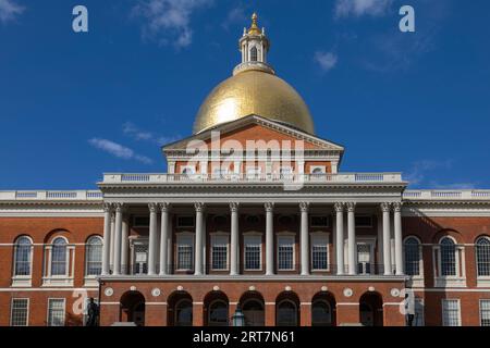 Massachusetts State House in Boston, USA Stockfoto
