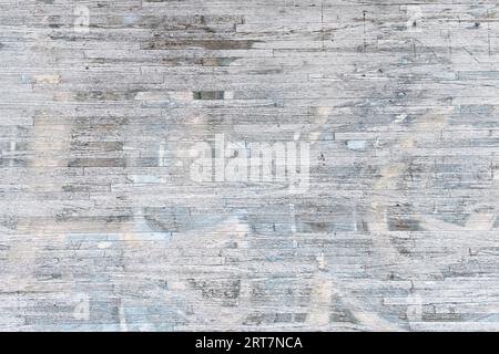 Kleine rustikale Holzdielen mit viel Textur in hellen Tönen. Hintergründe und Vorlagen von Konzepten. Stockfoto