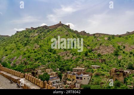 Jaigarh Fort auf einem Hügel in der Nähe von Amber Fort Stockfoto