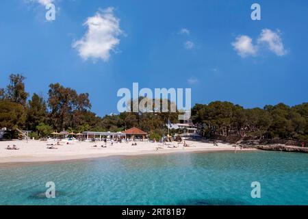 Cala Mondrago Bay, Calo d'en Garrot Beach, Mondrago Nature Reserve, Mallorca, Balearen, Spanien Stockfoto