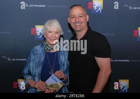 Ellen Burstyn und David Strasberg bei der Premiere des Workshops River Time im neu geprägten Lee Strasberg Theatre. Stockfoto