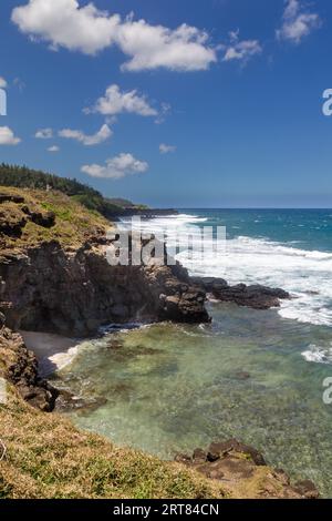 Küste bei Gris Gris in Souillac an der Südküste von Mauritius Stockfoto