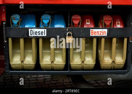 Diesel-Benzinkanister Stockfoto