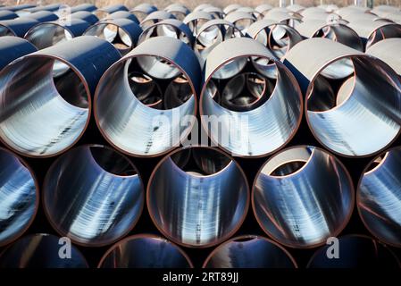 Neue Gasleitungen für das Nord Stream-Projekt Stockfoto