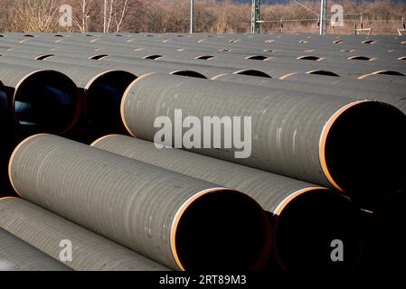 Neue Gasleitungen für das Nord Stream-Projekt Stockfoto