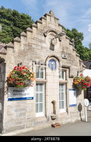 Bahnhof Pitlochry, Schottland, Vereinigtes Königreich Stockfoto