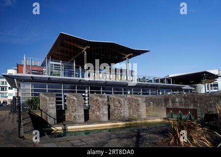 The Mount Stuart Public House (Wetherspoon's) Restaurant, nahe Mermaid Quay, Cardiff Bay Stockfoto