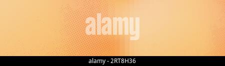 Orangefarbener Hintergrund. Panorama-Hintergrund-Illustration mit Kopierbereich, verwendbar für Social-Media-Werbeaktionen, Veranstaltungen, Banner, Poster, Jubiläum, Party, A Stockfoto