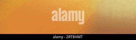 Orangefarbener Hintergrund. Leere Panoramakulisse mit Kopierbereich, verwendbar für Social-Media-Werbeaktionen, Veranstaltungen, Banner, Poster, Verkauf, Party und Online-Internet Stockfoto