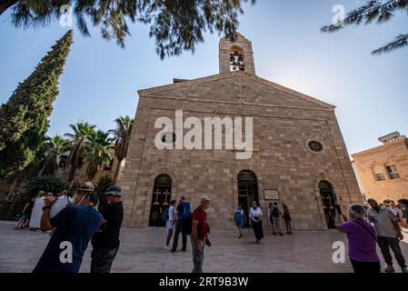 St. George Church, Madaba, Jordanien Stockfoto