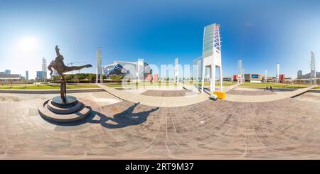 360 Grad Panorama Ansicht von Atlanta, GA, USA - 8. September 2023: 360 Foto des Georgia International Plaza Atlanta um 2023