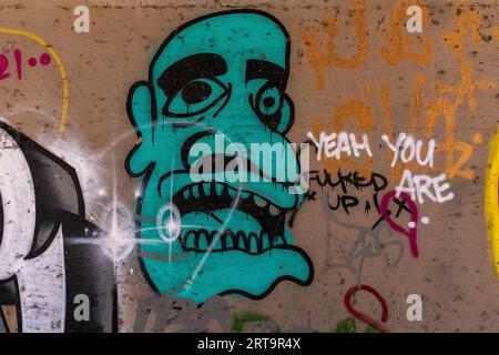 Graffiti in Albuquerque, New Mexico Stockfoto