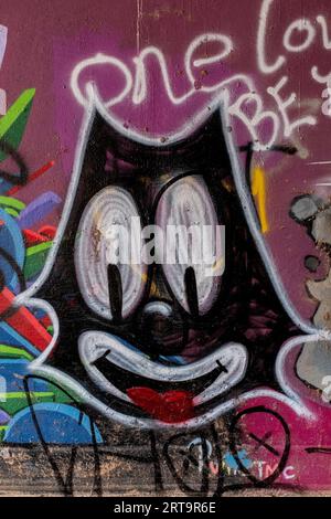 Graffiti in Albuquerque, New Mexico Stockfoto