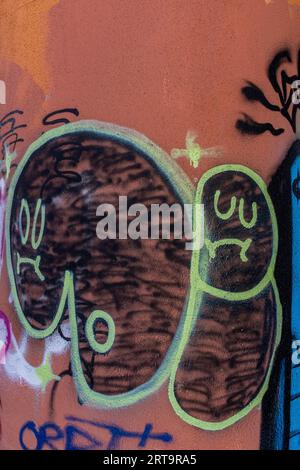 Graffiti in Albuquerque, New Mexico Stockfoto