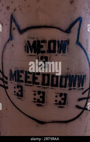 Graffiti in Albuquerque, New Mexico Stockfoto