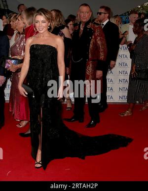 September 2023 - London, England, Großbritannien - Dannii Minogue nimmt an den National Television Awards 2023 in der O2 Arena Teil Stockfoto