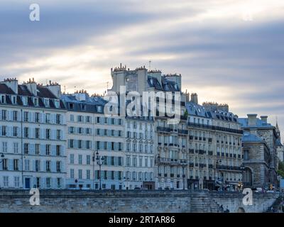 Skyline, Apartments, Île de la Cité, Paris, Frankreich, Europa, EU. Stockfoto