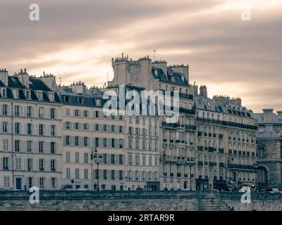 Skyline, Apartments, Île de la Cité, Paris, Frankreich, Europa, EU. Stockfoto