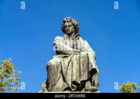 Die Beethoven-Gedenkstätte am Beethovenplatz, Wien, Österreich, Europa Stockfoto