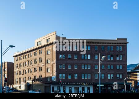 Berkely Court Beach Apartments, Bondi Beach, Sydney, NSW, Australien. Stockfoto