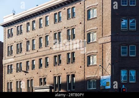 Berkely Court Beach Apartments, Bondi Beach, Sydney, NSW, Australien. Stockfoto