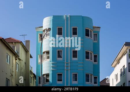 Beach Apartments, Bondi Beach, Sydney, NSW, Australien. Stockfoto