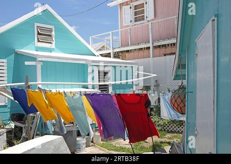 New Plymouth, Green Turtle Cax, Abacos, Bahamas Stockfoto