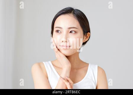 Junge japanische Frau Schönheit Porträt Stockfoto