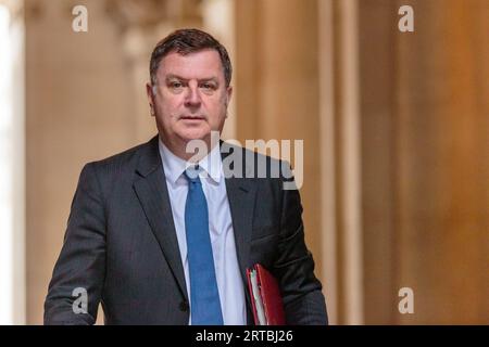 Downing Street, London, Großbritannien. September 2023. Mel Stride, Secretary of State for Work and Pensions, nimmt an der wöchentlichen Kabinettssitzung in der 10 Downing Street Teil. Foto von Amanda Rose/Alamy Live News Stockfoto