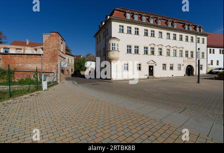 Die historische Altstadt von Zeitz, Burgenlandkreis, Sachsen-Anhalt, Deutschland Stockfoto