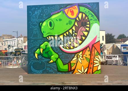 Wandkunst - Southend on Sea, Essex, England Stockfoto