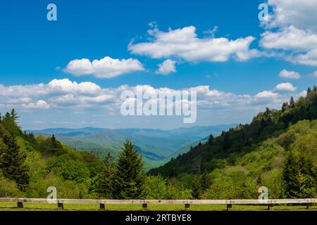 Blick auf den Park von der neu entdeckten Gap Road Stockfoto