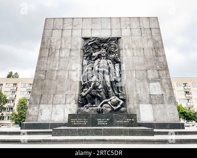 Polen, Warschau, das warschauer Ghetto-Heldendenkmal Stockfoto