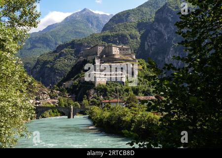 Forte di Bard, Aostatal, Italien Stockfoto