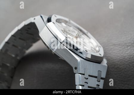 Verschiedene Audemars Piguet Royal Oak Modelle Stockfoto