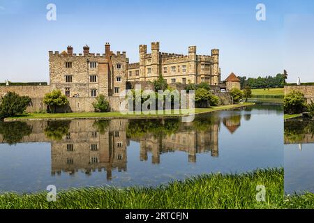 Leeds Castle in der Nähe von Maidstone, Kent, England, Großbritannien, Europa Stockfoto