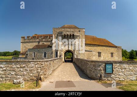 Leeds Castle in der Nähe von Maidstone, Kent, England, Großbritannien, Europa Stockfoto