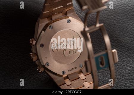 Verschiedene Audemars Piguet Royal Oak Modelle Stockfoto