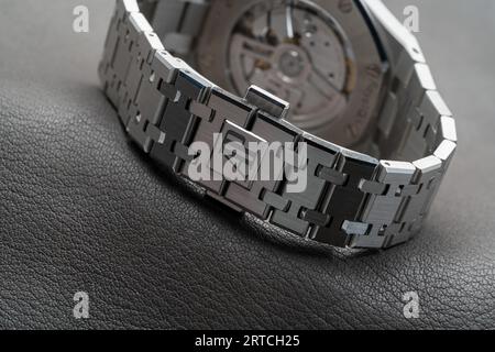 Verschiedene Audemars Piguet Royal Oak Modelle Stockfoto