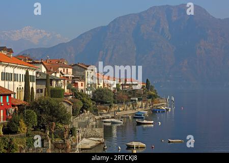 Das Dorf Ossuccio, am Westufer des Comer Sees, Lombardei, Italien Stockfoto