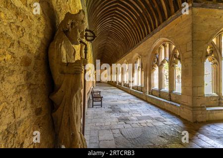 The Cloisters of New College, University of Oxford, Oxfordshire, England, Vereinigtes Königreich, Europa Stockfoto