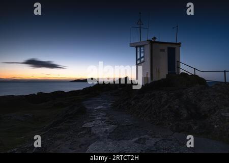 Starter House on Rocks at North Berwick Harbour, East Lothian, Schottland, Vereinigtes Königreich Stockfoto