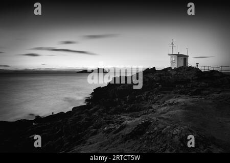 Starter House on Rocks at North Berwick Harbour, East Lothian, Schottland, Vereinigtes Königreich Stockfoto