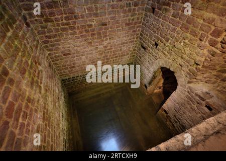 UNESCO-Weltkulturerbe „Schum Sites“, Mikwe (religiöses Ritualbad) im Judenhof in Speyer, Rheinland-Pfalz, Deutschland, Europa Stockfoto