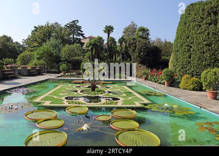 Garten der Villa Taranto, Verbania, Lago Maggiore, Piemont, Italien Stockfoto