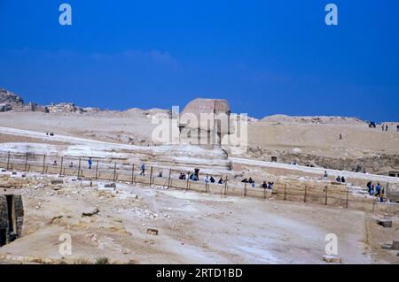 Die große Pyramide von Gizeh Kairo Ägypten Stockfoto