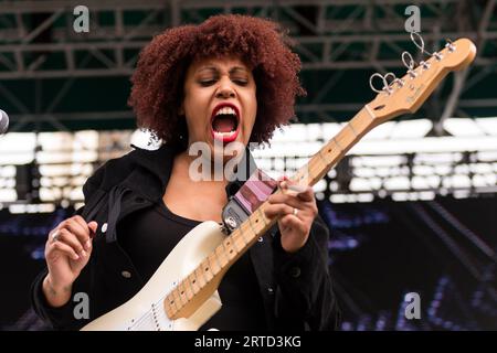 Seattle, USA. September 2023. Die Seattle-Band The Black Tones trat bei 2023 Bumbershoot auf. Stockfoto