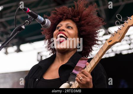 Seattle, USA. September 2023. Die Seattle-Band The Black Tones trat bei 2023 Bumbershoot auf. Stockfoto